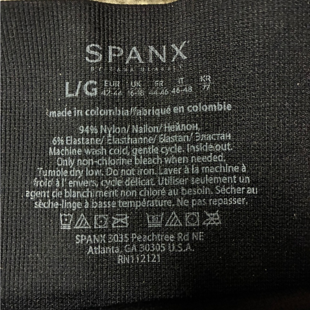 SPANX High-Waist Black Leggings - Picture 2 of 4